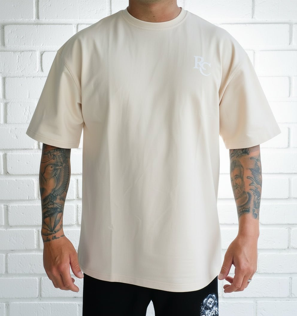 Rippy's Beige tall tee font view