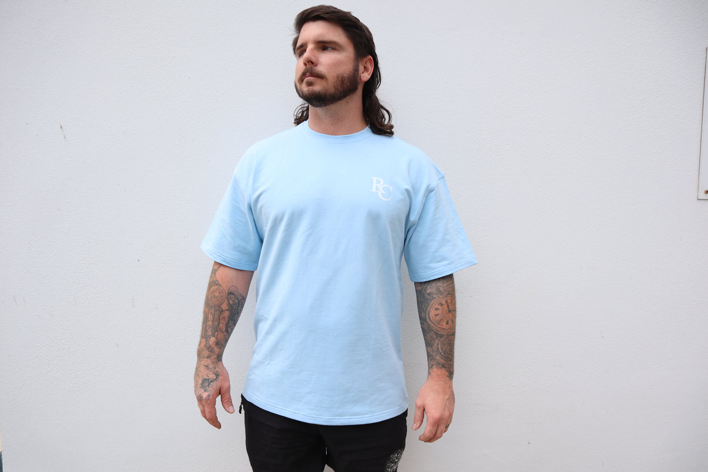 Rippy’s Limited Edition Tall Tees – Blue & Pink Drop